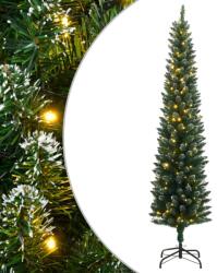vidaXL Brad de Craciun artificial subtire cu 150 LED-uri, 150 cm GartenMobel Dekor (3315759)