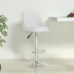 vidaXL Scaun de bar, alb, piele ecologica GartenMobel Dekor (335169)