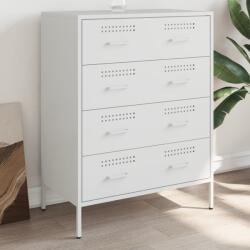 vidaXL Dulap, alb, 68x39x89 cm, otel GartenMobel Dekor (842987) Comoda