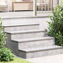 vidaXL Trepte Dreptunghiular 4 pcs Argintiu 100 x 25 cm Aluminiu GartenMobel Dekor (4104282) Covor