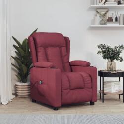vidaXL Fotoliu rabatabil electric, rosu vin, material textil GartenMobel Dekor (3098780)