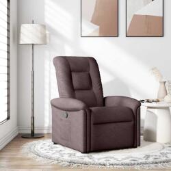 vidaXL Fotoliu rabatabil, maro închis, material textil GartenMobel Dekor (4015621)