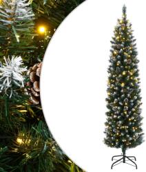 vidaXL Brad Craciun artificial subtire cu 300 LED-uri, 180 cm GartenMobel Dekor (3315780)
