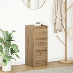 vidaXL Bufeta Stejar Artisan 29, 5x34x76 cm Lemn prelucrat GartenMobel Dekor (861642) Comoda
