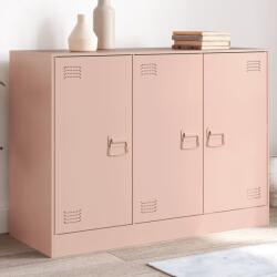 vidaXL Dulap, roz, 99x39x73 cm, otel GartenMobel Dekor (841722) Comoda