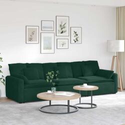 vidaXL Canapea modulara cu perne, verde închis GartenMobel Dekor (3321101) Canapea