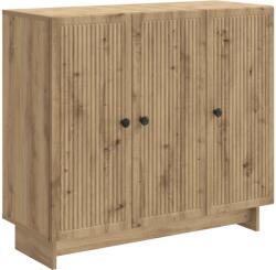 vidaXL Bufet Stejar Artizanal 89 x 34, 5 x 80 cm Lemn prelucrat GartenMobel Dekor (893964) Comoda