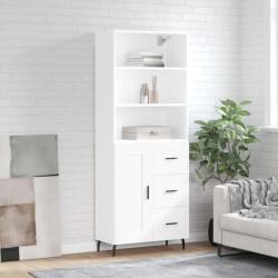 vidaXL Dulap înalt, alb, 69, 5x34x180 cm, lemn compozit GartenMobel Dekor (3190037) Comoda