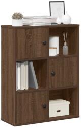 vidaXL Biblioteca, stejar maro, 60x24x76, 5 cm, lemn prelucrat GartenMobel Dekor (860388) Biblioteca