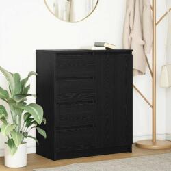 vidaXL Bufeta cu sertare Stejar negru 71x35x84 cm Lemn prelucrat GartenMobel Dekor (861581) Comoda