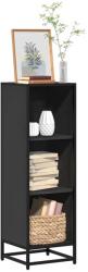 vidaXL Biblioteca, negru, 33, 5x33x107, 5 cm, lemn prelucrat GartenMobel Dekor (849154) Biblioteca