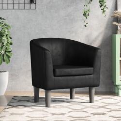 vidaXL Fotoliu tip cuva, negru, piele ecologica GartenMobel Dekor (356485)