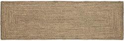 vidaXL Covor Basketweave Natural si negru 80 x 200 cm Iuta GartenMobel Dekor (42010493) Covor