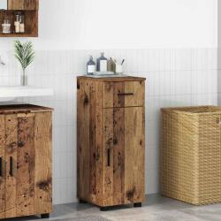 vidaXL Dulap de Baie cu usa Lemn vechi 30 x 35 x 80 cm Lemn compozit GartenMobel Dekor (883332)