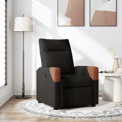 vidaXL Fotoliu rabatabil, negru, material textil GartenMobel Dekor (4104811)