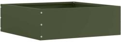 vidaXL Margine pentru gazon Verde masliniu 40 x 40 x 13 cm Otel GartenMobel Dekor (874708)