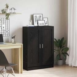 vidaXL Raft pentru Carti Stejar negru 82.5 x 30.5 x 115 cm GartenMobel Dekor (862516) Biblioteca