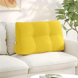 vidaXL Perna pentru spate Galben Deschis 80 x 24 x 50 cm tesatura GartenMobel Dekor (42014421)