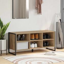 vidaXL Dulap pentru pantofi Stejar artizanal 60 x 35 x 44 cm GartenMobel Dekor (886455) Pantofar