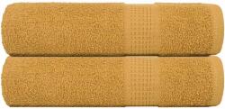 vidaXL Prosoape de dus 2 buc Aur 70x140 cm 360 g/m2 100% bumbac GartenMobel Dekor (136809) Prosop
