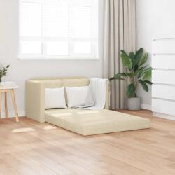 vidaXL Canapea extensibila 2 în 1, crem, 112x174x55 cm, textil GartenMobel Dekor (353970) Canapea