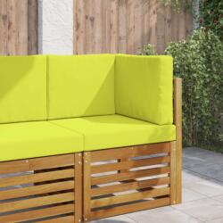 vidaXL Perna pentru canapea de exterior 3 pcs Verde Poliester GartenMobel Dekor (900749)