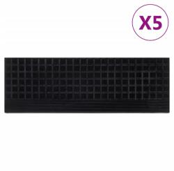 vidaXL Trepte de scara, 5 buc. , 25x75 cm, cauciuc GartenMobel Dekor (155638) Covor