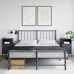 vidaXL Noptiere, 2 buc. , antracit, 36x39x68 cm, otel laminat la rece GartenMobel Dekor (843071)