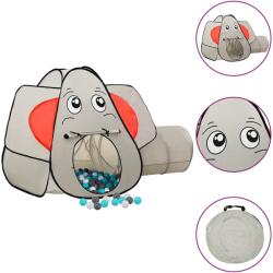 vidaXL Cort de joaca elefant pentru copii 250 bile, gri, 174x86x101 cm GartenMobel Dekor (3107740)