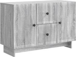 vidaXL Bufet cu sertar Sonoma gri 89 x 34, 5 x 60 cm Lemn prelucrat GartenMobel Dekor (893971) Comoda