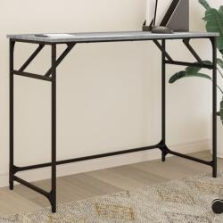 vidaXL Birou gri sonoma 100x45x76 cm lemn/otel vopsit electrostatic GartenMobel Dekor (842269)