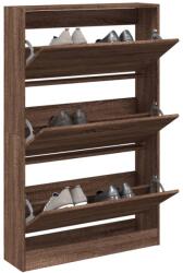 vidaXL Pantofar, stejar maro, 80x21x125, 5 cm, lemn compozit GartenMobel Dekor (839930) Pantofar