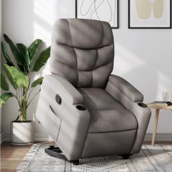 vidaXL Fotoliu rabatabil cu ridicare pe verticala, gri taupe, textil GartenMobel Dekor (3204604)