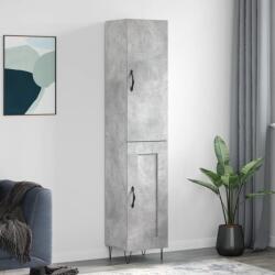 vidaXL Dulap înalt, gri beton, 34, 5x34x180 cm, lemn prelucrat GartenMobel Dekor (3199141) Comoda