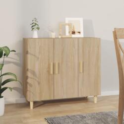 vidaXL Servanta, stejar sonoma, 90x34x80 cm, lemn compozit GartenMobel Dekor (812495) Comoda