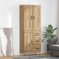 vidaXL Bufet Stejar Artizanal 69, 5 x 34 x 180 cm Lemn compozit GartenMobel Dekor (3415907) Comoda