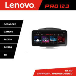 Lenovo Navigatie Jeep Renegade 2015-2020 Lenovo Pro 12.3 QLED 8+256GB 4G GPS (KIT-500+PRO-12.3-8+256)