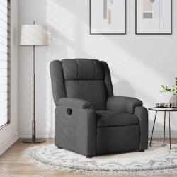 vidaXL Fotoliu rabatabil, gri închis, material textil GartenMobel Dekor (373537)