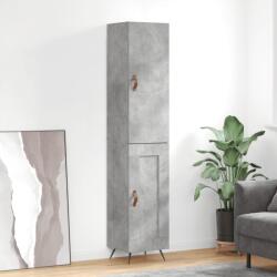 vidaXL Dulap înalt, gri beton, 34, 5x34x180 cm, lemn prelucrat GartenMobel Dekor (3199085) Comoda