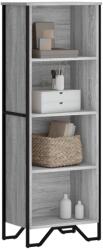 vidaXL Biblioteca, gri sonoma, 50x31x137, 5 cm, lemn prelucrat GartenMobel Dekor (848612) Biblioteca