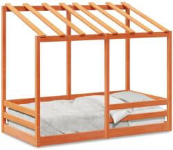 vidaXL Acoperis pat de copii, maro ceruit, 80x160 cm, lemn masiv pin GartenMobel Dekor (847014)