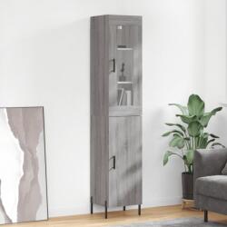 vidaXL Dulap înalt, gri sonoma, 34, 5x34x180 cm, lemn prelucrat GartenMobel Dekor (3199183) Comoda