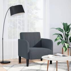 vidaXL Canapea Scaun cu cotiere Gri închis 54 cm catifea GartenMobel Dekor (4100579)