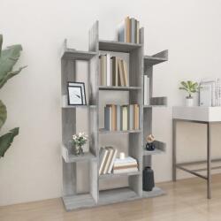 vidaXL Biblioteca, gri sonoma, 86x25, 5x140 cm, lemn prelucrat GartenMobel Dekor (816003) Biblioteca