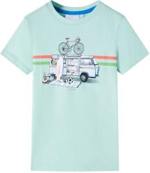 vidaXL Tricou pentru copii, verde menta deschis, 104 GartenMobel Dekor (12045)