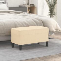 vidaXL Banca, crem, 70x35x41 cm, textil GartenMobel Dekor (349385)