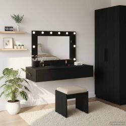 vidaXL Masa de Machiaj cu sertar Negru 100 x 40 x 70 cm Lemn compozit GartenMobel Dekor (865236)