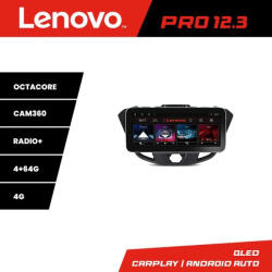 Lenovo Navigatie Ford Transit Custom 2012-2020 Lenovo PRO 12.3 QLED 4G 4+64GB (KIT-845+PRO-12.3-4+64)