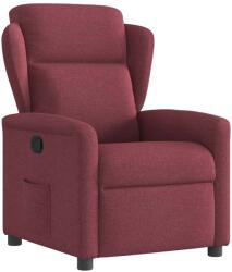 vidaXL Fotoliu rabatabil, rosu vin, material textil GartenMobel Dekor (4015579)