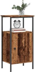 vidaXL Noptiere, 2 buc, lemn învechit, 41x31x80 cm, lemn prelucrat GartenMobel Dekor (857247)